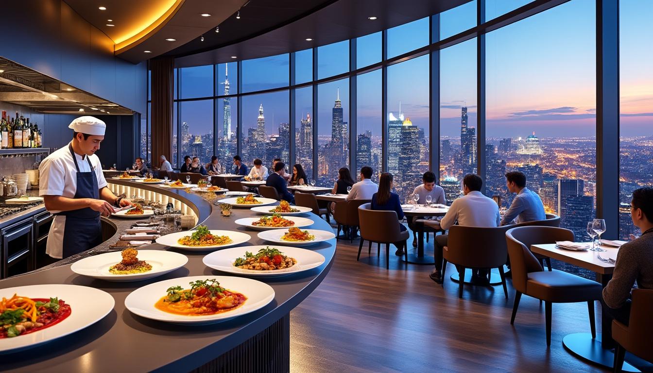 découvrez le restaurant tour luma, où une vue panoramique époustouflante se marie à une cuisine créative et raffinée. consultez les avis des clients et réservez dès maintenant pour vivre une expérience culinaire inoubliable.