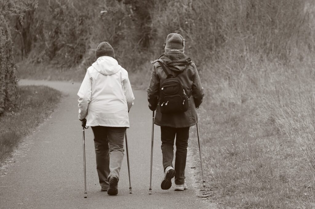 découvrez le nordic walking, une activité sportive alliant marche et bâtons pour améliorer votre forme physique, votre endurance et votre bien-être.